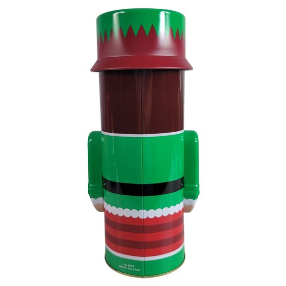 Harry & David Green Elf Tin 9.5" Christmas Gift Candy Cookie Container TIN ONLY - Picture 4 of 10